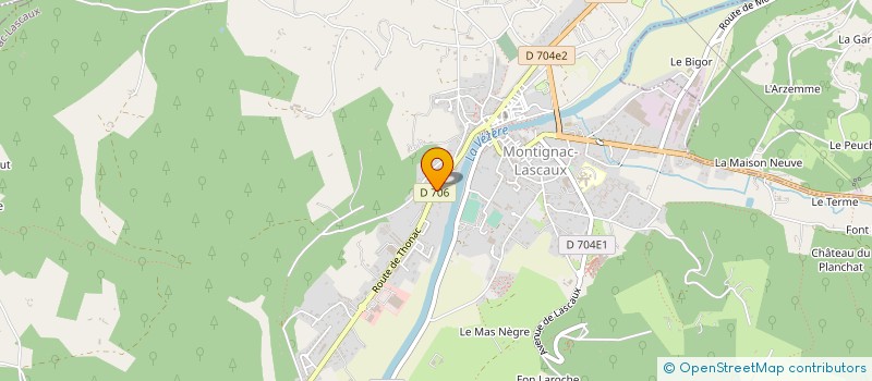localisation de l'entreprise LE PIED ALLEZ TRIEZ à MONTIGNAC-LASCAUX