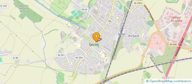 localisation de l'entreprise LE PIED CHAUVY à SECLIN