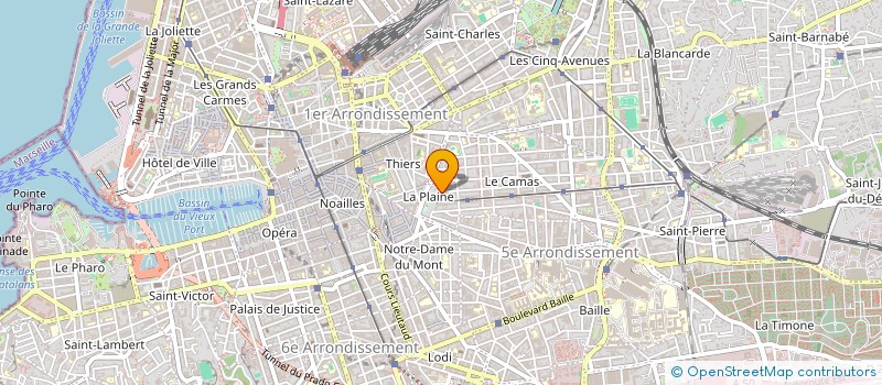 localisation de l'entreprise LE PIED DE BICHE à MARSEILLE