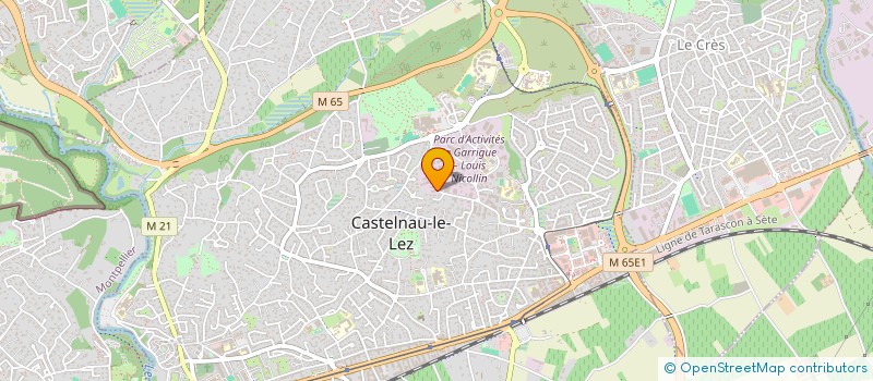 localisation de l'entreprise LE PIED DE COCHON à CASTELNAU-LE-LEZ