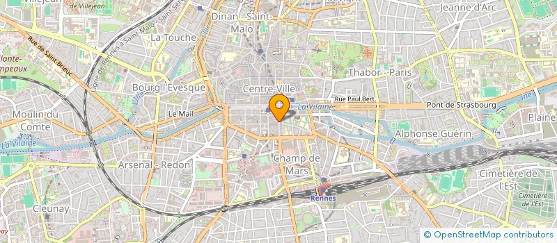 localisation de l'entreprise LE PIED DE NEZ à RENNES