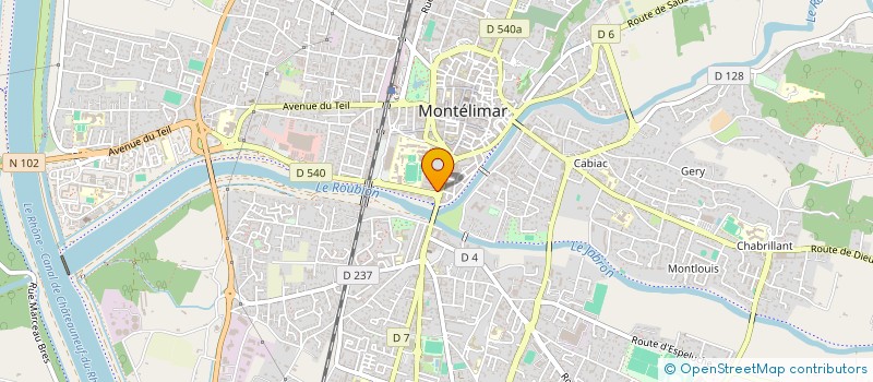 localisation de l'entreprise LE PIED UN CAPITAL SANTE à MONTELIMAR