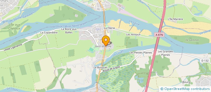 localisation de l'entreprise LE PIFOMETRE  LES PONTS-DE-CE