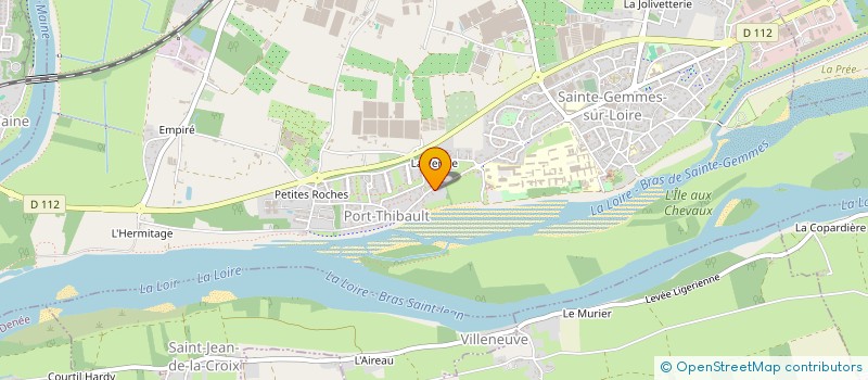 localisation de l'entreprise LE PIGEON D'OR  SAINTE-GEMMES-SUR-LOIRE