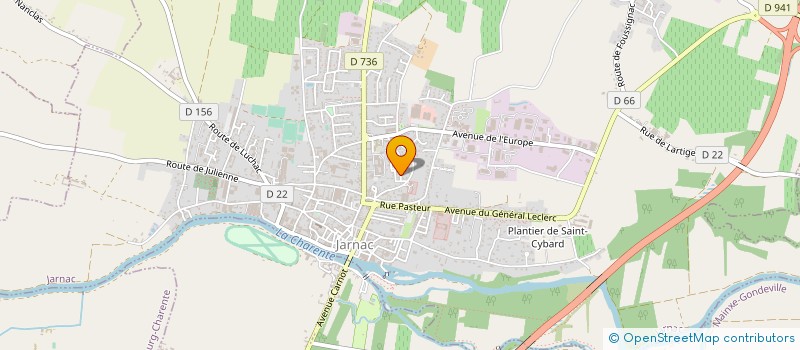 localisation de l'entreprise LE PIGEON JARNACAIS à JARNAC