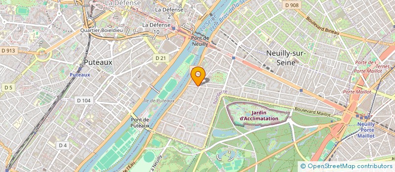 localisation de l'entreprise LE PIGEONNIER à NEUILLY-SUR-SEINE
