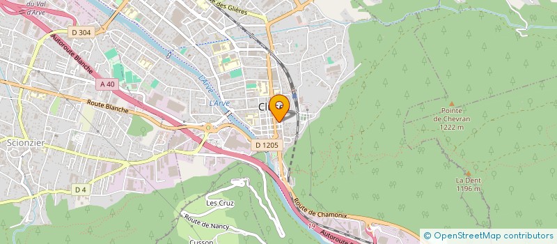 localisation de l'entreprise LE PIGEONNIER  CLUSES