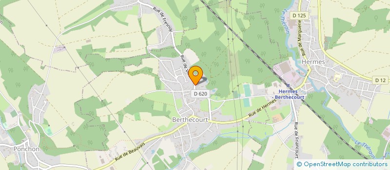 localisation de l'entreprise LE PIGEONNIER  BERTHECOURT