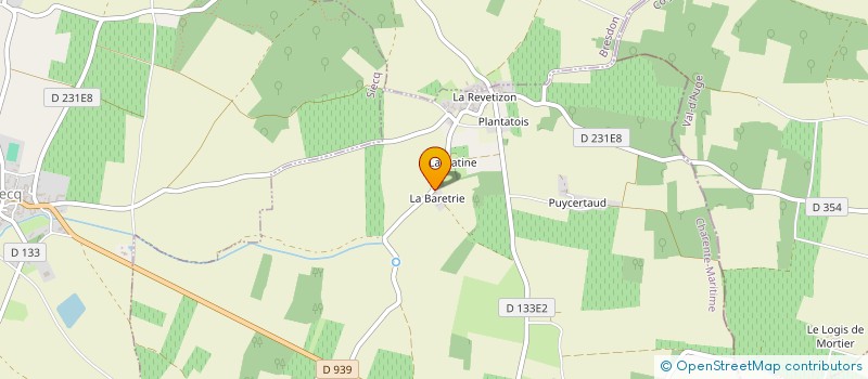 localisation de l'entreprise LE PIGEONNIER  NEUVICQ-LE-CHATEAU