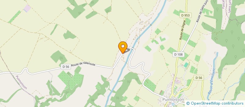 localisation de l'entreprise LE PIGEONNIER DES BANONS à PUIMOISSON