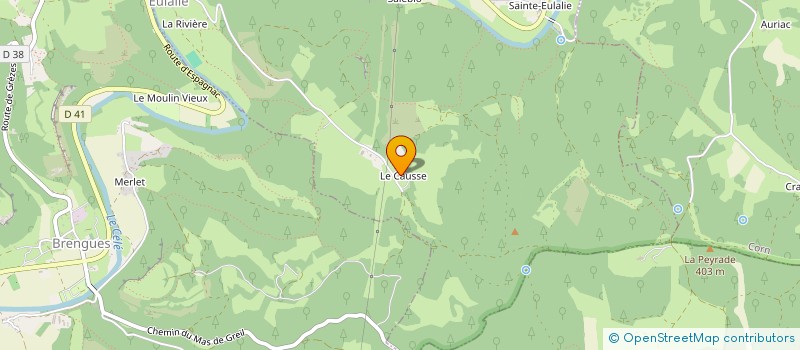 localisation de l'entreprise LE PIGEONNIER DU CAUSSE DE BRENGUES  BRENGUES