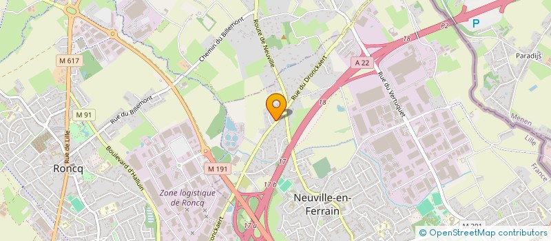 localisation de l'entreprise LE PIGNON à NEUVILLE-EN-FERRAIN
