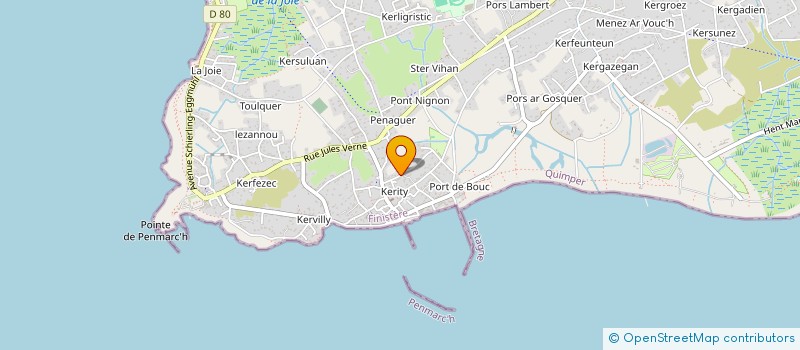 localisation de l'entreprise LE PIGNON LEVANT  PENMARCH