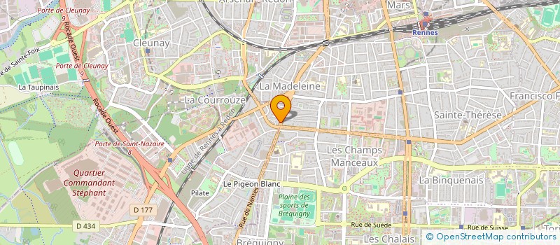 localisation de l'entreprise LE PILATE  SAINT-JACQUES-DE-LA-LANDE