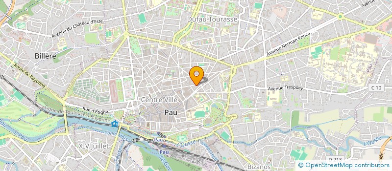 localisation de l'entreprise LE PILE OU FACE à PAU