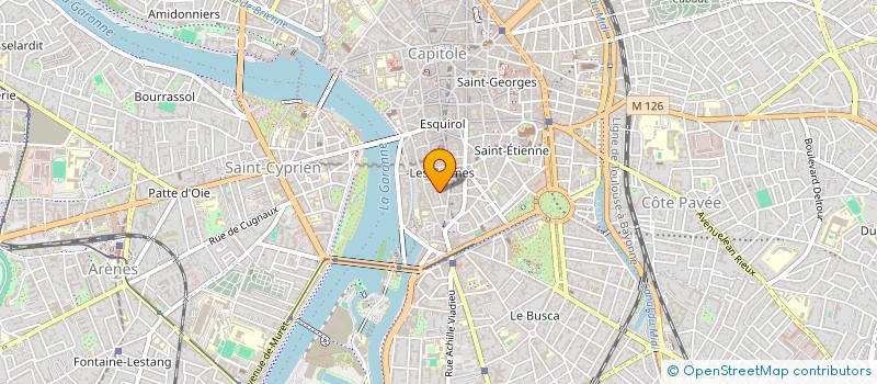 localisation de l'entreprise LE PILGRIM  TOULOUSE