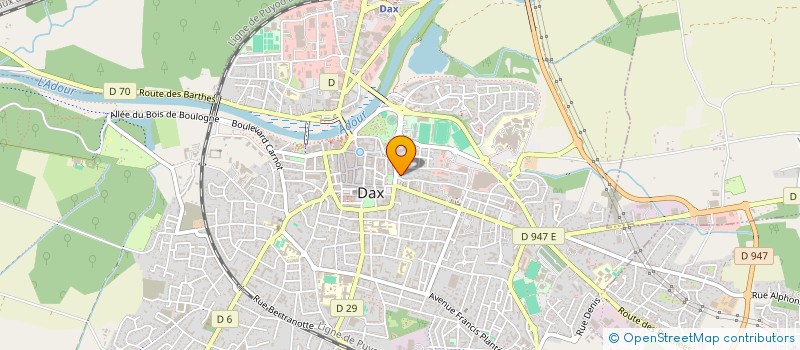 localisation de l'entreprise LE PILLONI à DAX