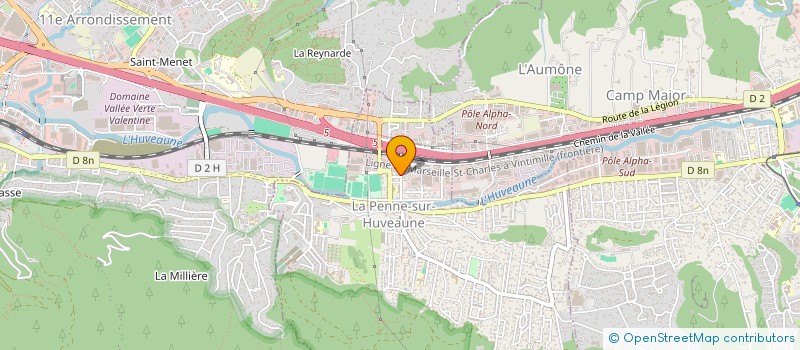 localisation de l'entreprise LE PILON PROVENCAL  LA PENNE-SUR-HUVEAUNE