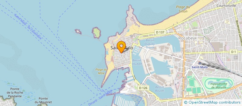 localisation de l'entreprise LE PILORI  SAINT-MALO