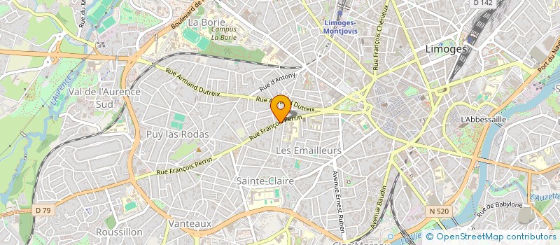 localisation de l'entreprise LE PIM à LIMOGES