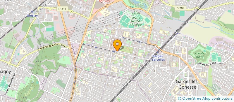 localisation de l'entreprise LE PIMAN BOUK  SARCELLES