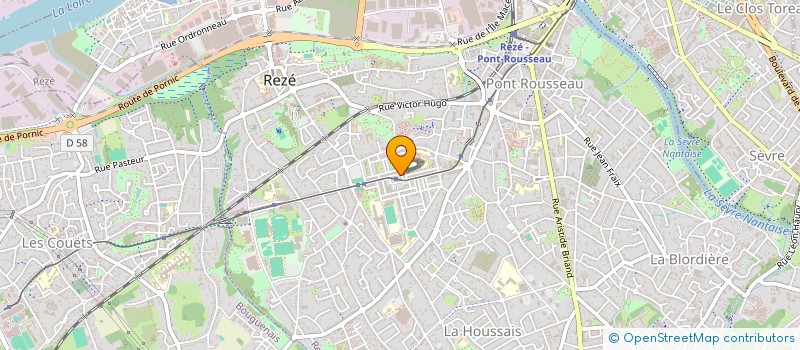 localisation de l'entreprise LE PIMENT VERT à REZE
