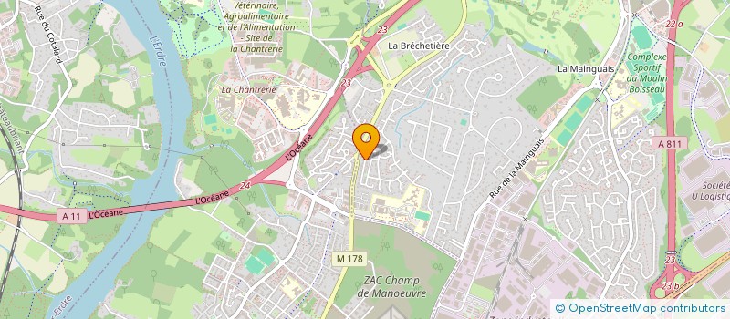 localisation de l'entreprise LE PIMPEC-DRONET à CARQUEFOU