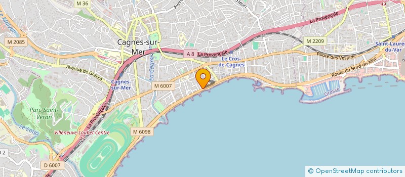 localisation de l'entreprise LE PIN  CAGNES-SUR-MER