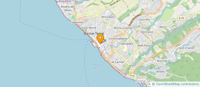 localisation de l'entreprise LE PIN à BASSE-TERRE
