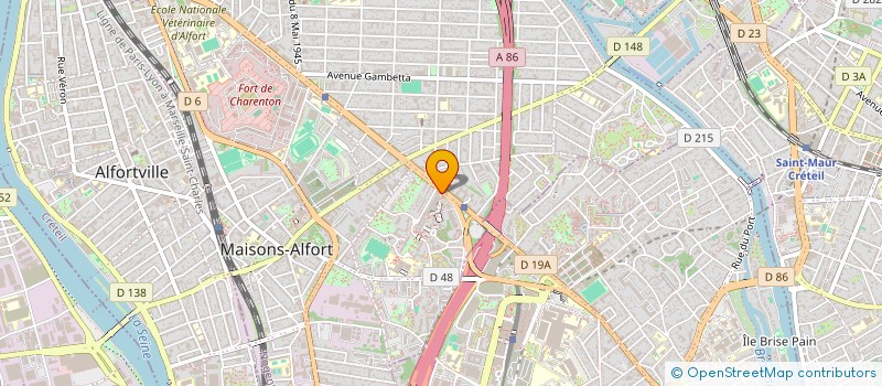 localisation de l'entreprise LE PIN à MAISONS-ALFORT