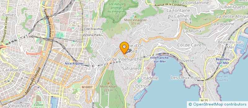 localisation de l'entreprise LE PIN D'ALEX à VILLEFRANCHE-SUR-MER