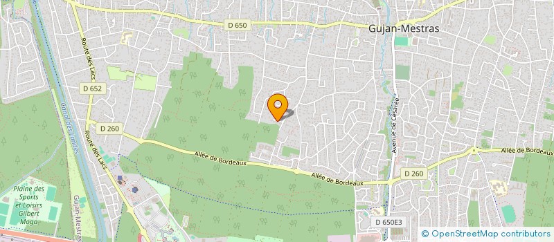 localisation de l'entreprise LE PIN HAUT  GUJAN-MESTRAS