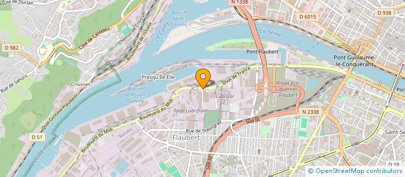 localisation de l'entreprise LE PIN PARASOL à ROUEN