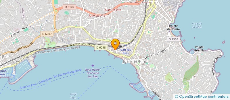 localisation de l'entreprise LE PIN PENCHE à ANTIBES