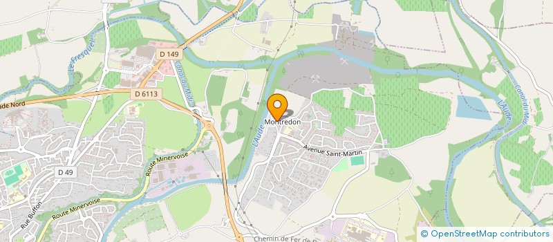 localisation de l'entreprise LE PIN PERDU à CARCASSONNE