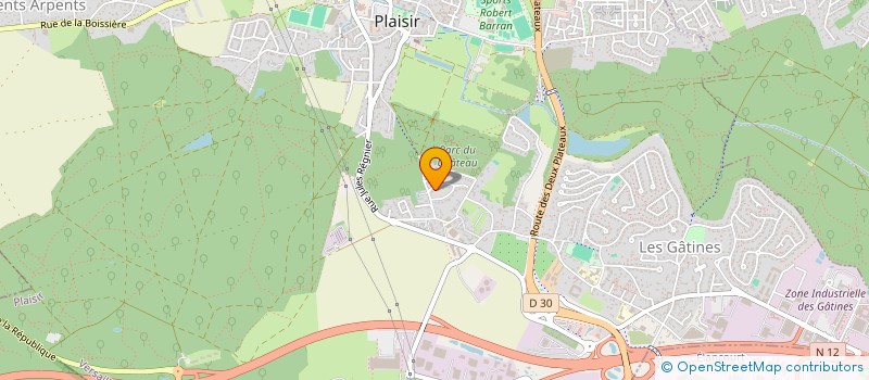 localisation de l'entreprise LE PINAC  PLAISIR