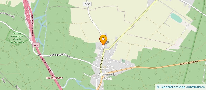 localisation de l'entreprise LE PINACLE  ARBONNE-LA-FORET