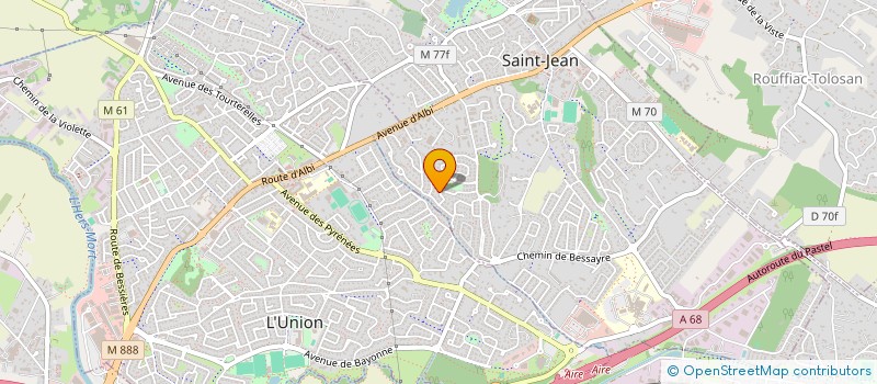 localisation de l'entreprise LE PINCEAU LIBRE DE ST JEAN à SAINT-JEAN