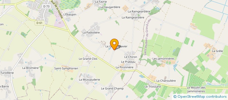 localisation de l'entreprise LE PINIER à SAINT-LUMINE-DE-COUTAIS