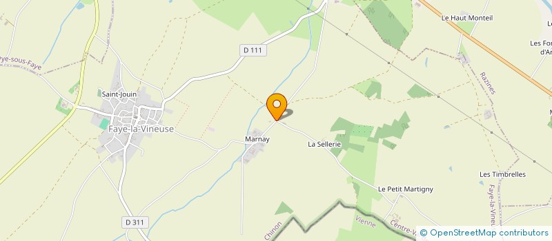 localisation de l'entreprise LE PINSAURON  BRAYE SOUS FAYE