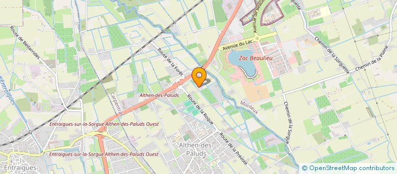 localisation de l'entreprise LE PINSON  ALTHEN-DES-PALUDS