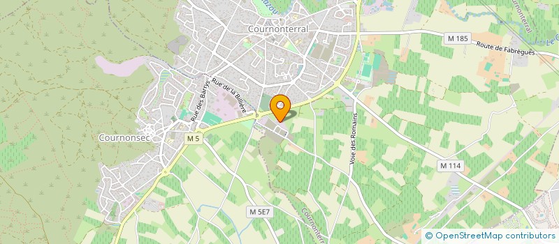 localisation de l'entreprise LE PIOCH  COURNONTERRAL