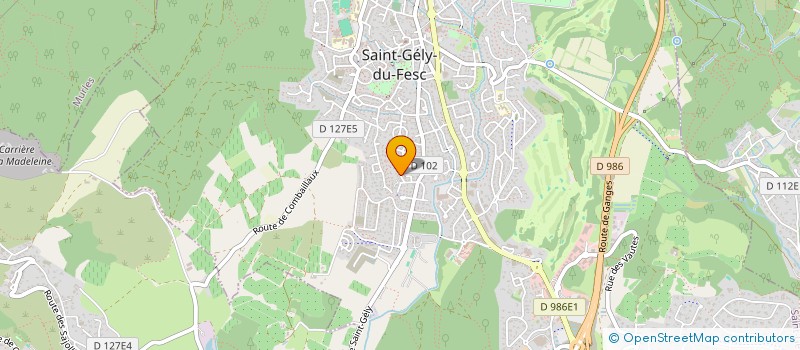 localisation de l'entreprise LE PIOCH  SAINT-GELY-DU-FESC