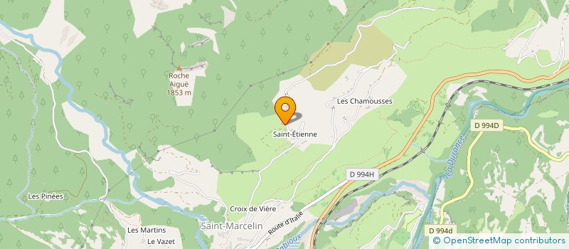 localisation de l'entreprise LE PIOLET  CHATEAUROUX-LES-ALPES