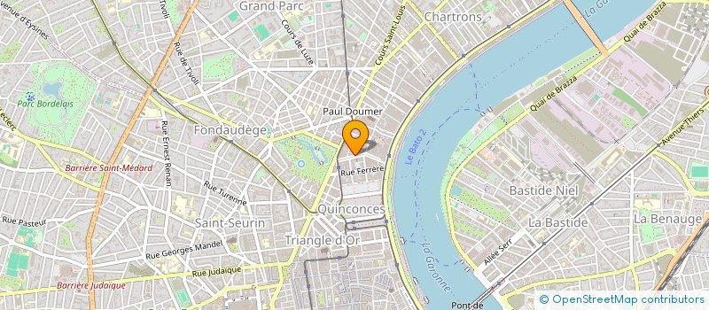 localisation de l'entreprise LE PION BORDELAIS  BORDEAUX