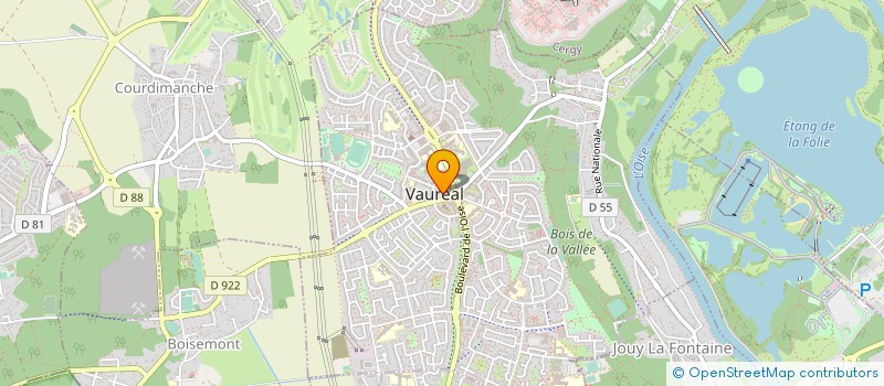 localisation de l'entreprise LE PION PASSE VAUREALIEN à VAUREAL