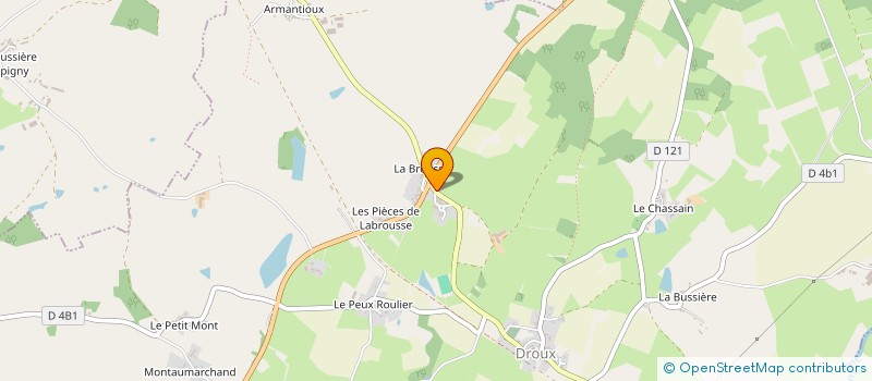localisation de l'entreprise LE PIOZOU  DROUX