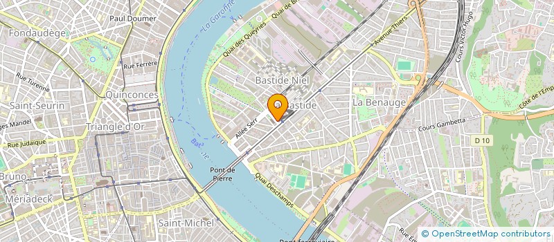 localisation de l'entreprise LE PIQUE FEU à BORDEAUX