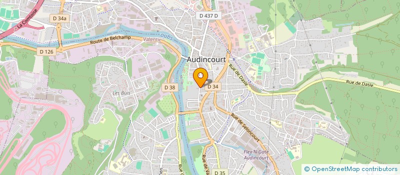 localisation de l'entreprise LE PIRATE  AUDINCOURT