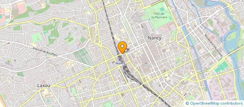 localisation de l'entreprise LE PIROUX  NANCY